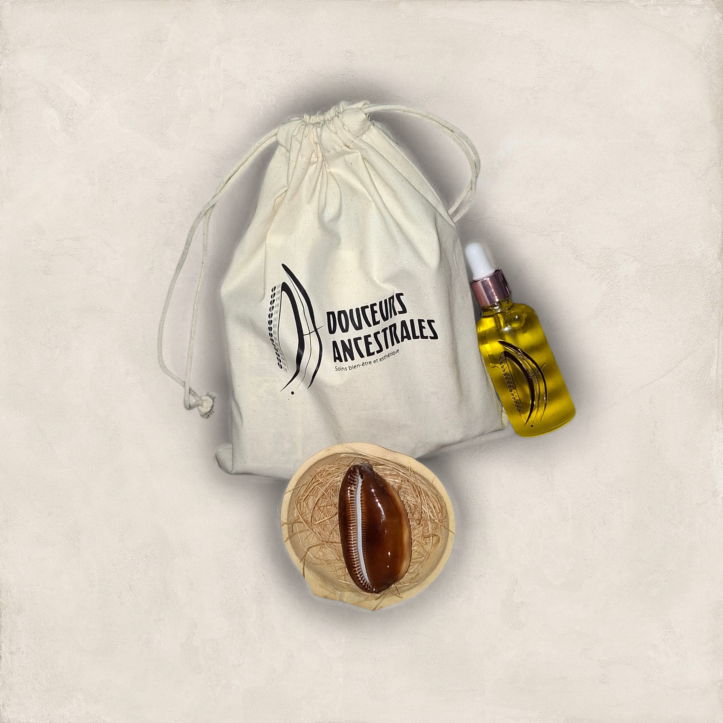 CAURI RUB BAG MARRON 7cm ( édition limitée)