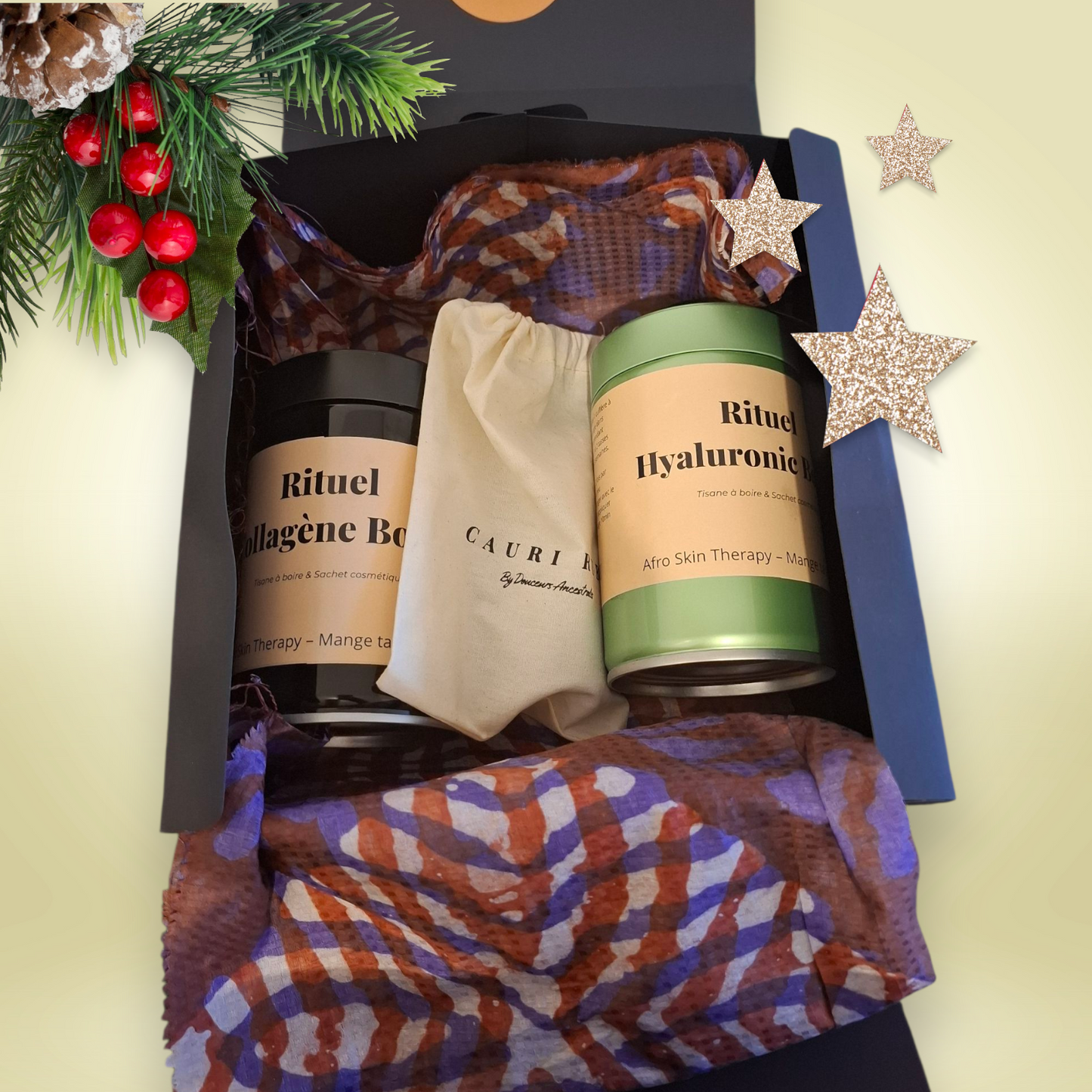 Coffret Afro Skin Therapy L’alliance parfaite entre beauté intérieure et rituels ancestraux