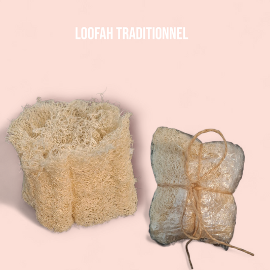 ÉPONGE LOOFAH "RITUEL DE CLÉOPÂTRE" – EXFOLIATION INSPIRÉE DES SOINS ÉGYPTIENS